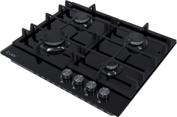 Газовая варочная поверхность Lex GVG 642A BBL черный