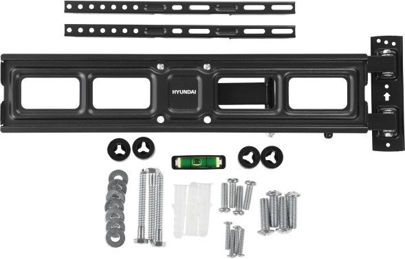 Кронштейн для телевизора Hyundai GL-N4 черный 32&amp;quot;-75&amp;quot; макс.40кг настенный поворотно-выдвижной и наклонный