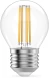 Лампа филам. Gauss Filament 8Вт цок.:E27 шар 220B св.свеч.бел.нейт. (упак.:10шт) (52228)