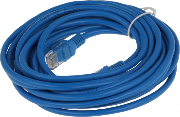 Патч-корд Premier PP12-5M/B 1000Гбит/с UTP 4 пары cat5E CCA molded 5м синий RJ-45 (m)-RJ-45 (m)