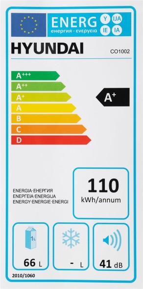 Холодильник Hyundai CO1002 1-нокамерн. серебристый