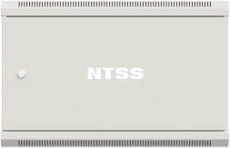 Шкаф коммутационный NTSS Премиум (NTSS-W6U6060FD) настенный 6U 570x600мм пер.дв.металл 60кг серый 500мм 18.8кг 220град. 370мм IP20 сталь