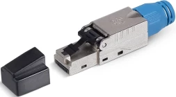 Коннектор Cabeus (8P8C-SH-C8-TWP) RJ45 серебристый