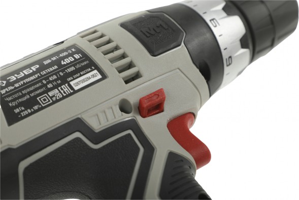 Дрель-шуруповерт Зубр ДШ-М1-400-2 К 400Вт патрон:быстрозажимной (кейс в комплекте)