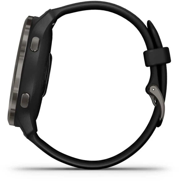 Смарт-часы Garmin Venu 2 33мм 1.3&amp;quot; AMOLED корп.черный рем.черный разм.брасл.:135-200мм (010-02430-11)