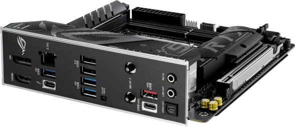 Материнская плата Asus ROG STRIX B860-I GAMING WIFI Soc-1851 Intel B860 2xDDR5 mini-ITX AC`97 8ch(7.1) 2.5Gg RAID+HDMI+DP