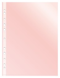 Папка-вкладыш Бюрократ Премиум -013RED красный глянцевые А4+ 30мкм (упак.:50шт)