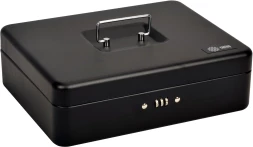 Ящик для денег без номинала Cactus CS-DCB-004 с кодовым замком 90x300x240 графитовый сталь 1.76кг