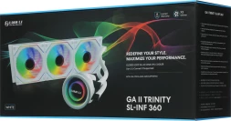 Система водяного охлаждения Lian-Li Galahad II Trinity 360 SL-INF ARGB Soc-AM5/AM4/1200/1700/1851 белый 4-pin 29dB Al+Cu 280W Ret (G89.GA2T36INW.00)