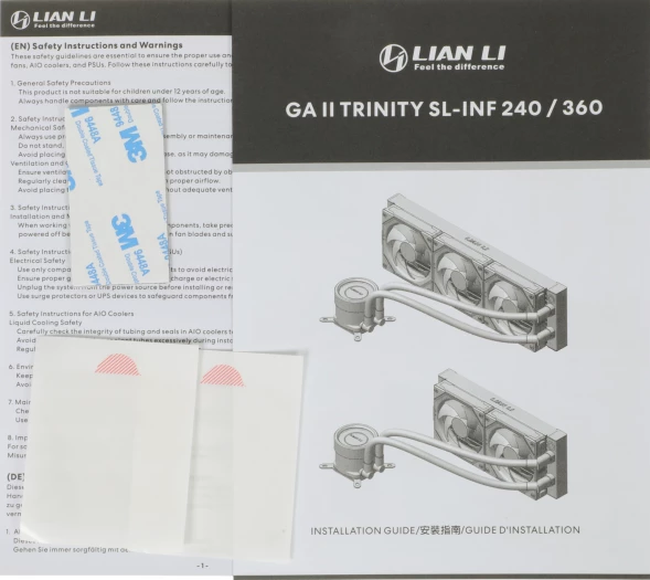 Система водяного охлаждения Lian-Li Galahad II Trinity 360 SL-INF ARGB Soc-AM5/AM4/1200/1700/1851 белый 4-pin 29dB Al+Cu 280W Ret (G89.GA2T36INW.00)