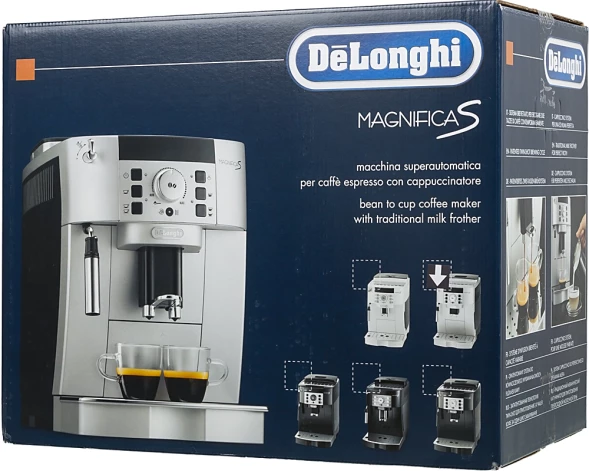 Кофемашина Delonghi Magnifica S ECAM22.110.SB 1450Вт серебристый