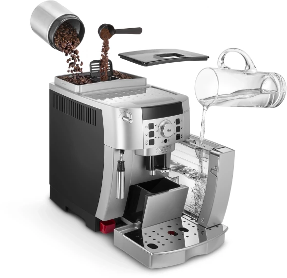 Кофемашина Delonghi Magnifica S ECAM22.110.SB 1450Вт серебристый