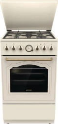 Плита Комбинированная Gorenje GKS5B70CLI бежевый (металлическая крышка) реш.чугун
