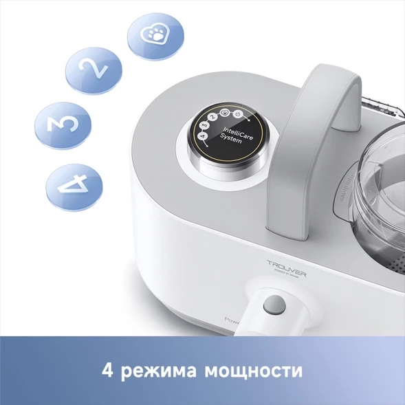 Машинка для стрижки Trouver G1 Pro белый 240Вт (насадок в компл:7шт)