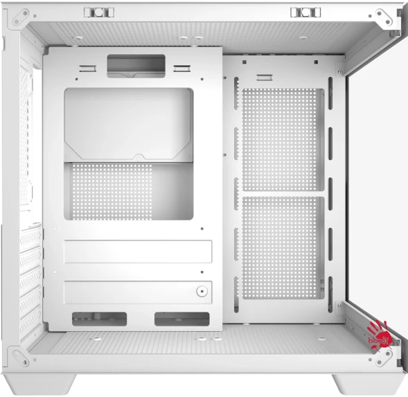 Корпус Bloody CC-121 белый без БП mATX 7x120mm 1xUSB2.0 1xUSB3.0 audio