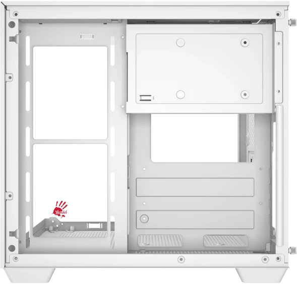 Корпус Bloody CC-121 белый без БП mATX 7x120mm 1xUSB2.0 1xUSB3.0 audio