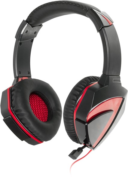 Наушники с микрофоном A4Tech Bloody G500 черный/красный 1.5м мониторные оголовье (A4TECH G500)