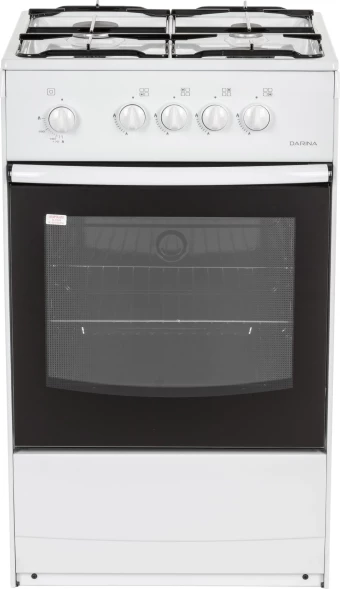 Плита Газовая Darina S GM 441 001 W белый/черный (без крышки) реш.сталь