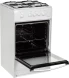 Плита Газовая Darina S GM 441 001 W белый/черный (без крышки) реш.сталь