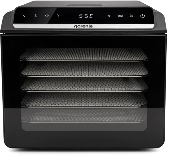 Сушка для фруктов и овощей Gorenje FDK600DB 5под. 600Вт черный