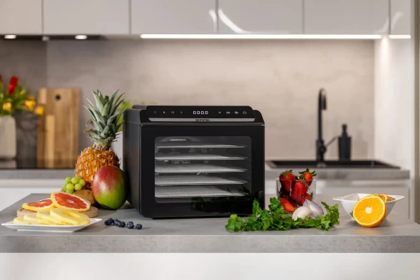 Сушка для фруктов и овощей Gorenje FDK600DB 5под. 600Вт черный