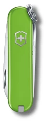 Нож перочинный Victorinox Classic SD Smashed Avocado (0.6223.43G) 58мм 7функц. подар.коробка