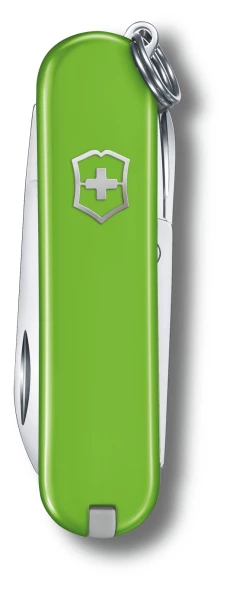 Нож перочинный Victorinox Classic SD Smashed Avocado (0.6223.43G) 58мм 7функц. подар.коробка