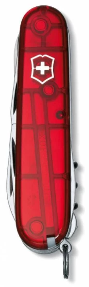 Нож перочинный Victorinox Climber (1.3703.T) 91мм 14функц. красный полупрозрачный карт.коробка
