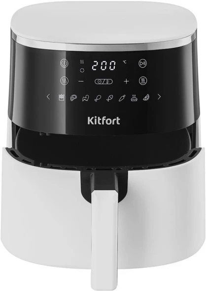 Аэрогриль Kitfort КТ-8157 4.2л 1500Вт белый/черный