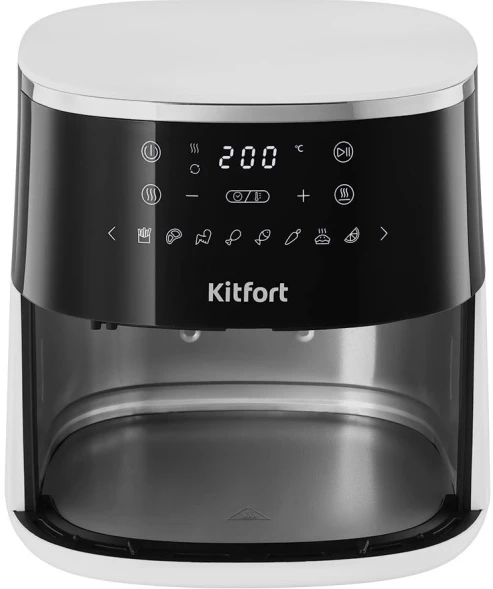 Аэрогриль Kitfort КТ-8157 4.2л 1500Вт белый/черный