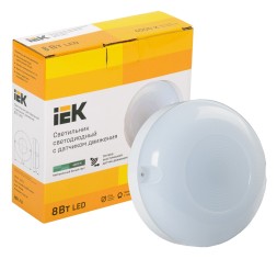 Светильник IEK ДПО 1001 8Вт 4000K белый (LDPO3-1001-008-4000-K01)