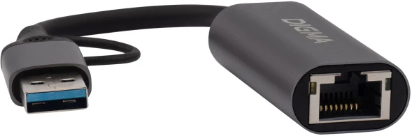 Сетевой адаптер Gigabit Ethernet Digma DLA-GEUC01 USB 3.0