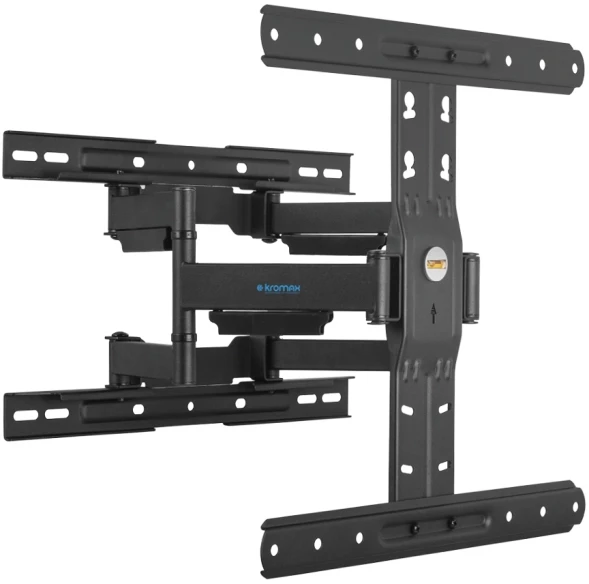 Кронштейн для телевизора Kromax Ultra Slim-101 черный 21&amp;quot;-70&amp;quot; макс.45кг настенный поворот и наклон