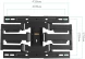 Кронштейн для телевизора Kromax Ultra Slim-101 черный 21&amp;quot;-70&amp;quot; макс.45кг настенный поворот и наклон