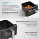 Аэрогриль Vitek VT-AF5001 5л 1500Вт серебристый/черный