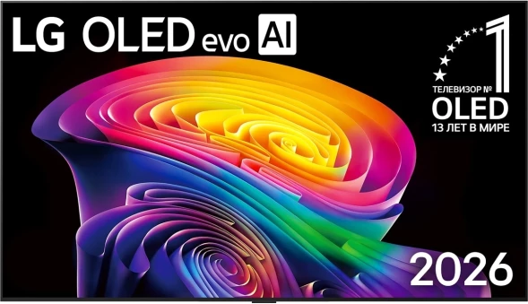 Телевизор OLED LG 42&amp;quot; OLED42C6RLA.ARU черный/серебристый 4K Ultra HD 120Hz DVB-T DVB-T2 DVB-C DVB-S2 USB WiFi Smart TV (RUS)