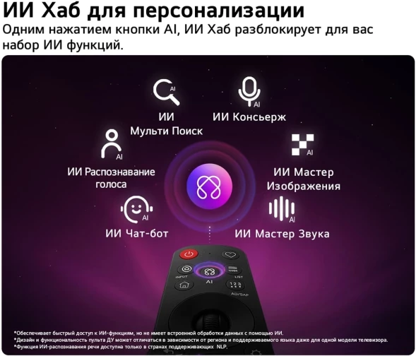 Телевизор OLED LG 42&amp;quot; OLED42C6RLA.ARU черный/серебристый 4K Ultra HD 120Hz DVB-T DVB-T2 DVB-C DVB-S2 USB WiFi Smart TV (RUS)