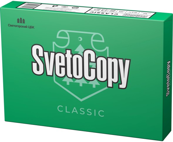 Бумага Svetocopy Classic C A4 марка C/80г/м2/белый/500л. CIE146% матовое/матовое общего назначения(офисная)