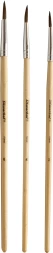Набор кистей Silwerhof Color (наб.3шт) пони круг.№2,4,6 дерев.ручка