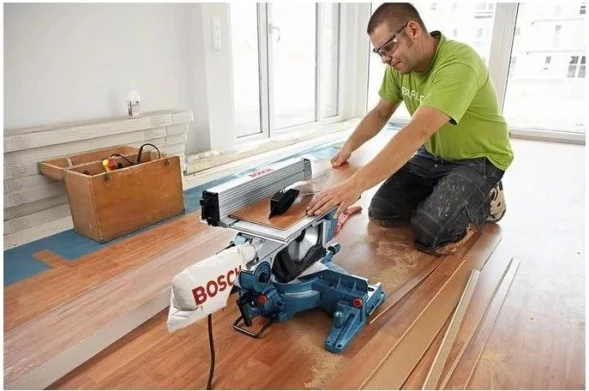 Торцовочная пила Bosch GTM 12 JL 1800Вт 3800об/мин d=305мм
