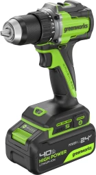 Дрель-шуруповерт Greenworks DD560 аккум. патрон:быстрозажимной (3708407CUB)