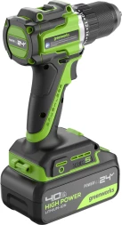 Дрель-шуруповерт Greenworks DD560 аккум. патрон:быстрозажимной (3708407CUB)