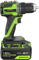 Дрель-шуруповерт Greenworks DD560 аккум. патрон:быстрозажимной (3708407CUB)