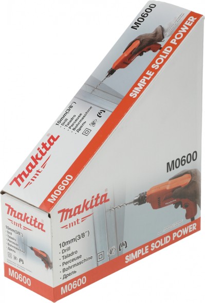 Дрель безударная Makita M0600 350Вт ключевой реверс