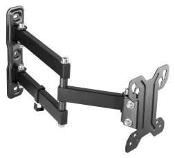 Кронштейн для телевизора Ultramounts UM896 черный 13&amp;quot;-27&amp;quot; макс.30кг настенный поворотно-выдвижной и наклонный