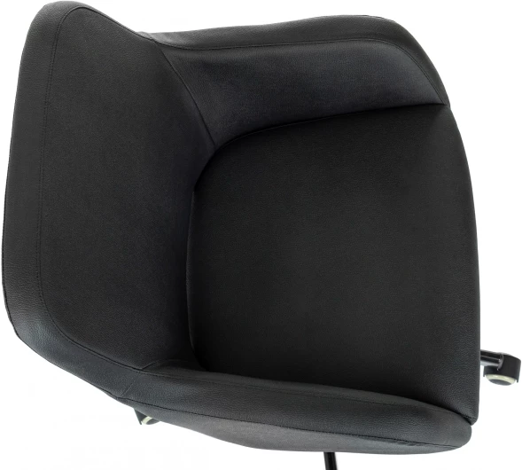 Кресло Бюрократ CH-380M черный эко.кожа крестов. металл