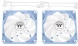 Вентилятор Thermaltake CT120 Sync Hydrangea реверсивный ARGB голубой 4-pin 30.5dB Ret (CL-F200-PL12BU-A)
