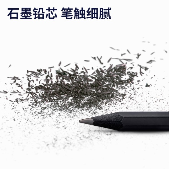 Карандаш ч/г Deli NS722-HB Nusign HB шестигран. (10шт)