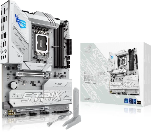 Материнская плата Asus ROG STRIX B860-A GAMING WIFI Soc-1851 Intel B860 4xDDR5 ATX AC`97 8ch(7.1) 2.5Gg RAID+HDMI+DP