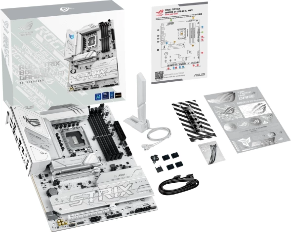 Материнская плата Asus ROG STRIX B860-A GAMING WIFI Soc-1851 Intel B860 4xDDR5 ATX AC`97 8ch(7.1) 2.5Gg RAID+HDMI+DP